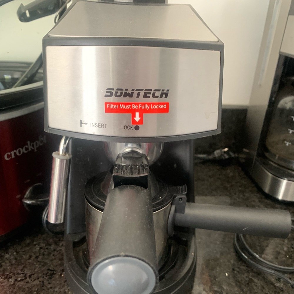 Gently used Sowtech Espresso machine